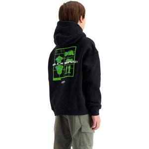 Hoodie - Oversized - BLCK BNNS - Met Convoy-afbeelding op de borst - Kangoeroezak