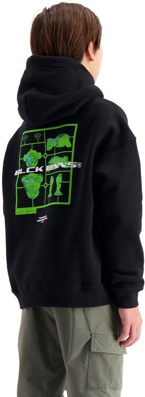 Hoodie - Oversized - BLCK BNNS - Met Convoy-afbeelding op de borst - Kangoeroezak