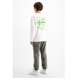 KIDS ACTION FIGURE - T-shirt - Oversized - Ronde Hals - BLCK BNNS-logo - Blauwe Afbeelding