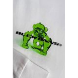 KIDS ACTION FIGURE - T-shirt - Oversized - Ronde Hals - BLCK BNNS-logo - Blauwe Afbeelding