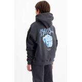 Black Bananas Kids - Freeze Hoodie - Grijs - Katoen