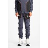 KIDS - Tear Trackpants - Broek - 100% Polyester - Normale Pasvorm - Tweekleurig Paneelontwerp