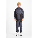 KIDS - Tear Trackpants - Broek - 100% Polyester - Normale Pasvorm - Tweekleurig Paneelontwerp