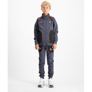 KIDS - Tear Trackpants - Broek - 100% Polyester - Normale Pasvorm - Tweekleurig Paneelontwerp