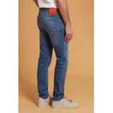 Suitable - DENM - Jeans - Donkerblauw - Licht Getailleerde Pasvorm