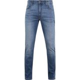 Suitable - DENM - Jeans - Donkerblauw - Licht Getailleerde Pasvorm