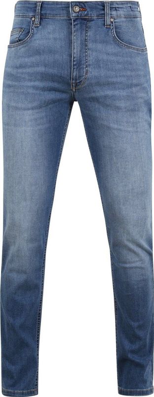 Suitable - DENM - Jeans - Donkerblauw - Licht Getailleerde Pasvorm