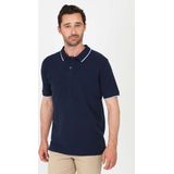 Suitable Respect Polo Tip Ferry Navy - Heren