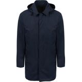 Suitable - Regenjas - Navy - Katoen/Polyester - Wind- en Waterafstotend