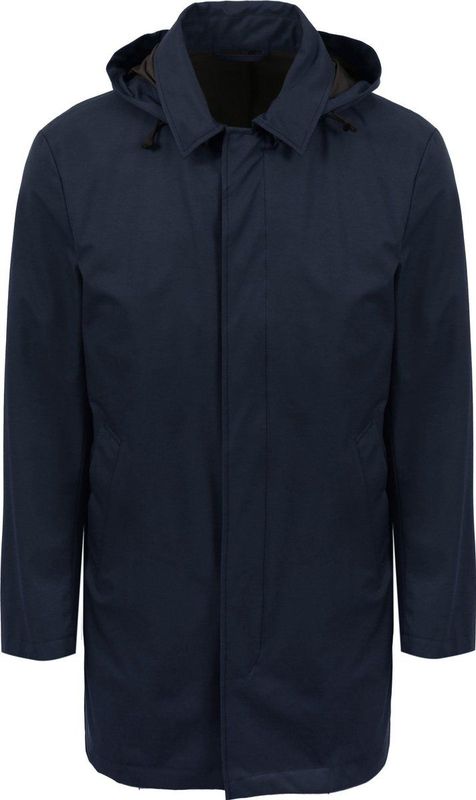 Suitable - Regenjas - Navy - Katoen/Polyester - Wind- en Waterafstotend