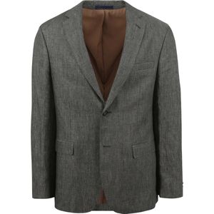 Suitable Blazer Linnen Groen - Maat 50 - Heren blazer