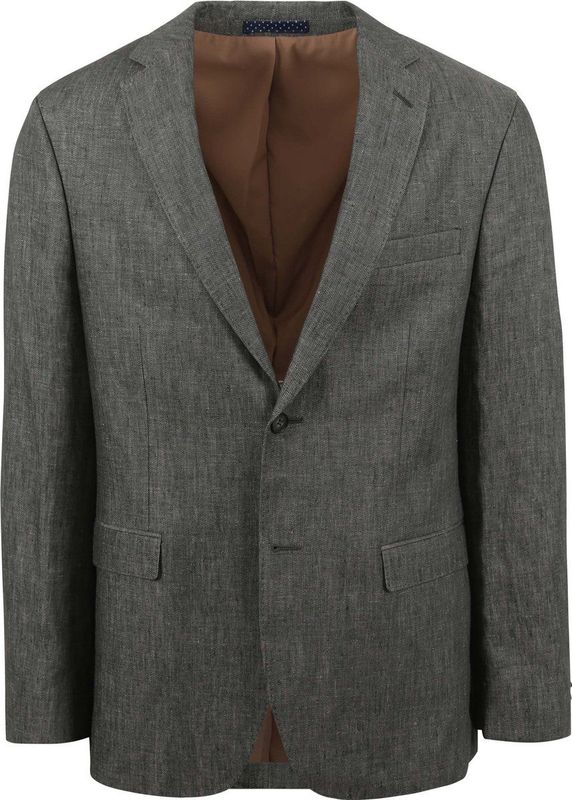 Suitable Blazer Linnen Groen