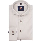 Suitable - Overhemd - Beige - Twill - Formeel
