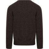 William Lockie V-Hals Lamswol Driftwood - Heren - Pullovers