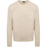 William Lockie - Trui - Beige - Lamswol - Regular-fit