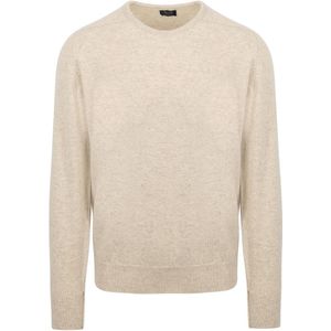 William Lockie - Trui - Beige - Lamswol - Regular-fit