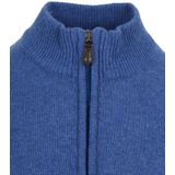 Suitable Half Zip Trui Lamswol Donkerblauw (navy) - Schipperstrui - Schipperstrui met rits - Volwassen mannen