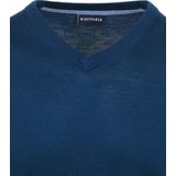 Suitable - Merino Pullover - Donkerblauw - V-Hals - Heren