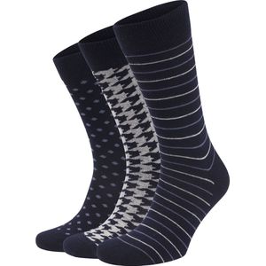 Suitable - Sokken - Donkerblauw - 3-Pack - Halfhoge Sokken