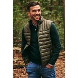 Suitable - Schipperstrui - Groen - Merino Half Zip Trui - Heren