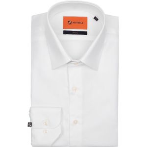 Suitable - Overhemd - Wit - Skinny-Fit - Formeel