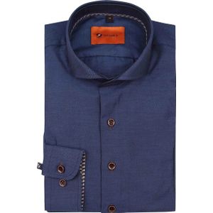 Suitable Twill Overhemd Lichtblauw - Maat 38 - Heren - Overhemden Formeel