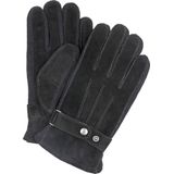 Suitable Suede Handschoen Zwart