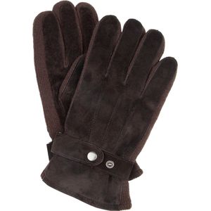 Suitable Suede Handschoen Bruin