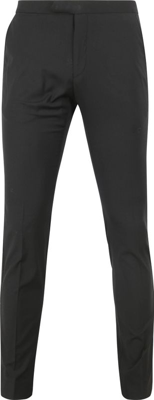 Gala Pants - Wol Blend - Zwart - Rokpantalon - Slim Fit
