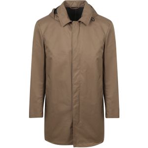 Suitable - Regenjas - Taupe - Heren - Modern-Fit