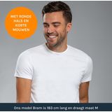 Suitable Ota T-Shirt Ronde Hals Wit 6-Pack - Heren - Basic T-shirts