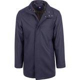 Suitable - Coat - Donkerblauw - Wol Blend - Heren