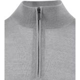 Suitable - Schipperstrui - Antraciet - Merino Half Zip Trui - Heren