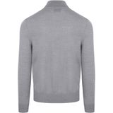 Suitable - Schipperstrui - Antraciet - Merino Half Zip Trui - Heren
