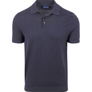 Suitable Knitted Polo Navy - Heren