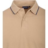 Suitable Respect Polo Tip Ferry Beige - Heren
