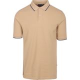 Suitable Respect Polo Tip Ferry Beige - Heren