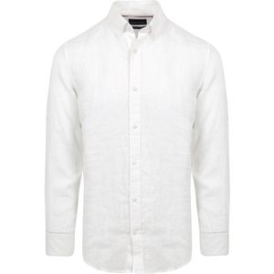 Suitable - Overhemd - Wit - Linnen - Casual Shirt