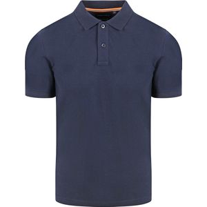 Suitable Cas Polo Donkerblauw (navy) - Maat S - Heren - Polo shirt Heren met Korte mouw