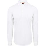 Suitable - Camicia - Poloshirt - Wit - Longsleeve polo - Heren