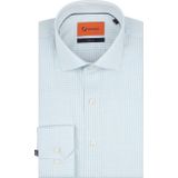 Suitable - Overhemd - Lichtgroen - Extra Lange Mouwen - Slim-Fit - Formeel