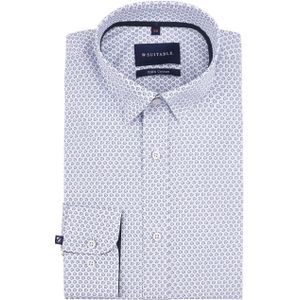 Suitable Overhemd Construct Print Wit