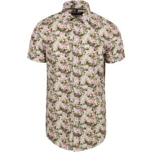 Suitable Short Sleeve Hemd Druck Jungle Grün - Größe XL