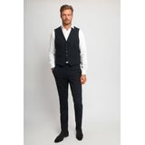 Suitable - Gilet - Donkerblauw - Licht Getailleerd - Heren