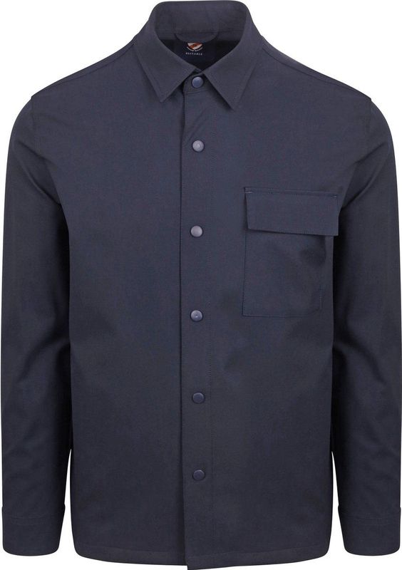 Suitable - BASE Shacket - Donkerblauw - Overshirt