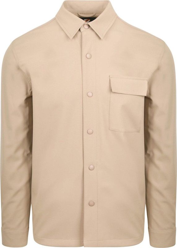 Suitable - BASE Shacket - Overshirt - Beige - Regular-Fit