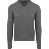 Suitable Respect Vinir Pullover Melange Antraciet - Heren - Pullovers
