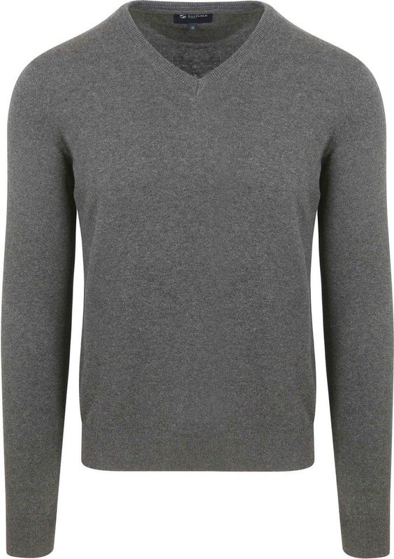 Suitable Respect Vinir Pullover Melange Antraciet - Heren - Pullovers