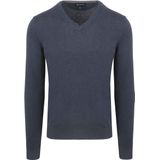 Suitable Respect Vinir Pullover Melange Navy - Heren - Pullovers