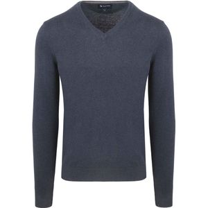 Suitable Respect Vinir Pullover Melange Navy - Heren - Pullovers